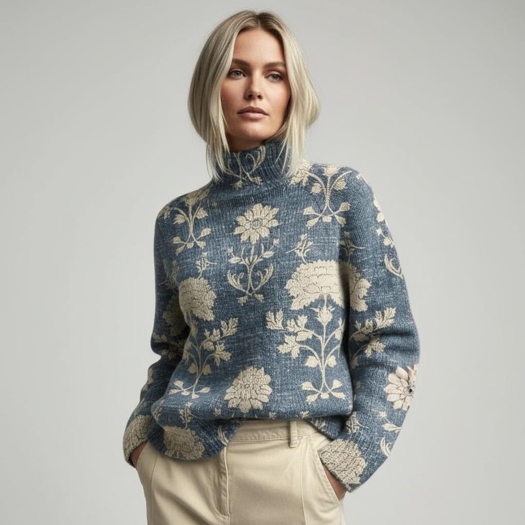 Astrid | Jersey de cuello alto cálido y elegante