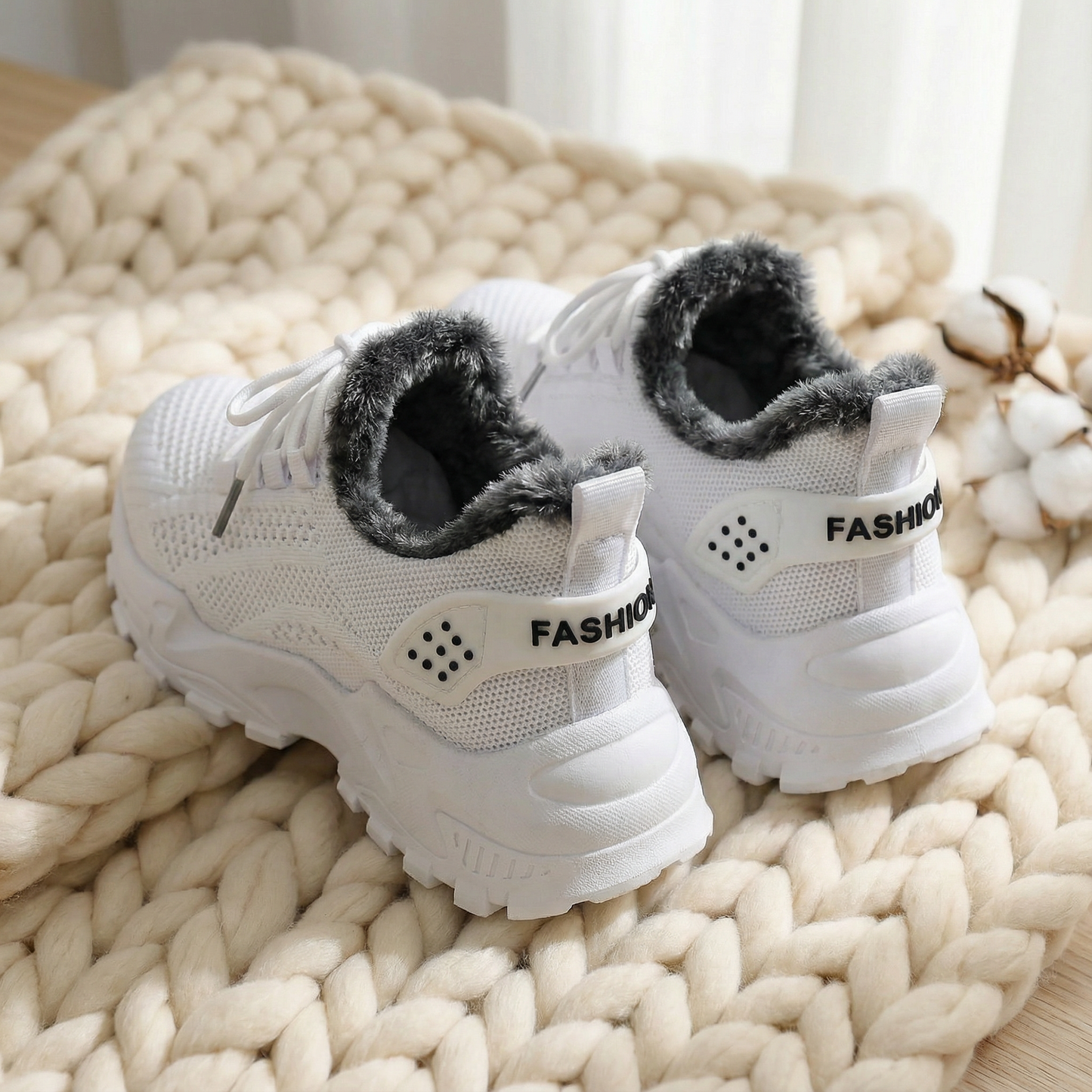 Margaret | Zapatillas de confort con forro polar