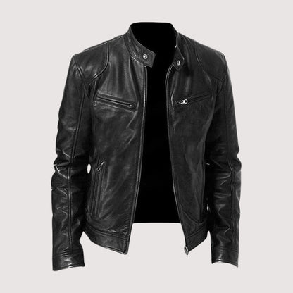 Miguel™ | Chaqueta de cuero vegano elegante para hombre