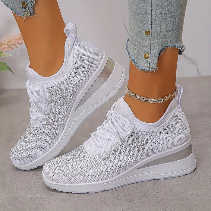 Giselle – Zapatillas ortopédicas con strass brillantes