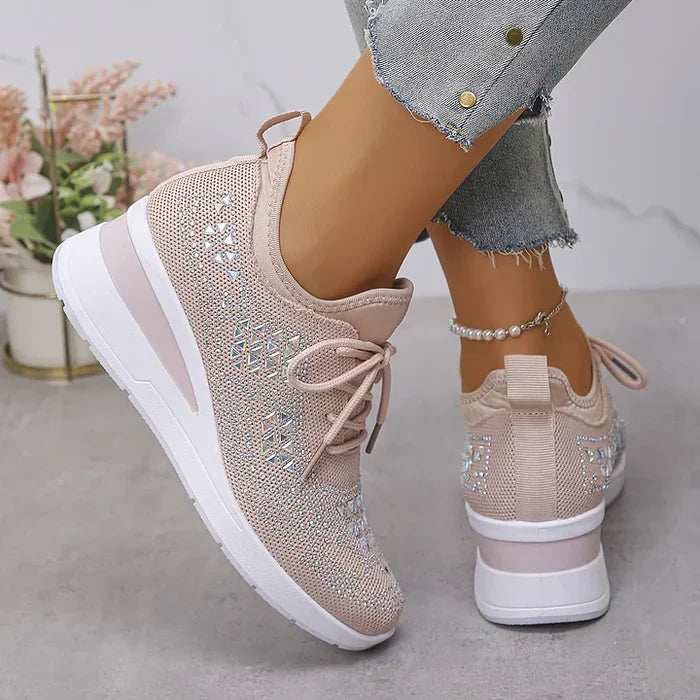 Giselle – Zapatillas ortopédicas con strass brillantes