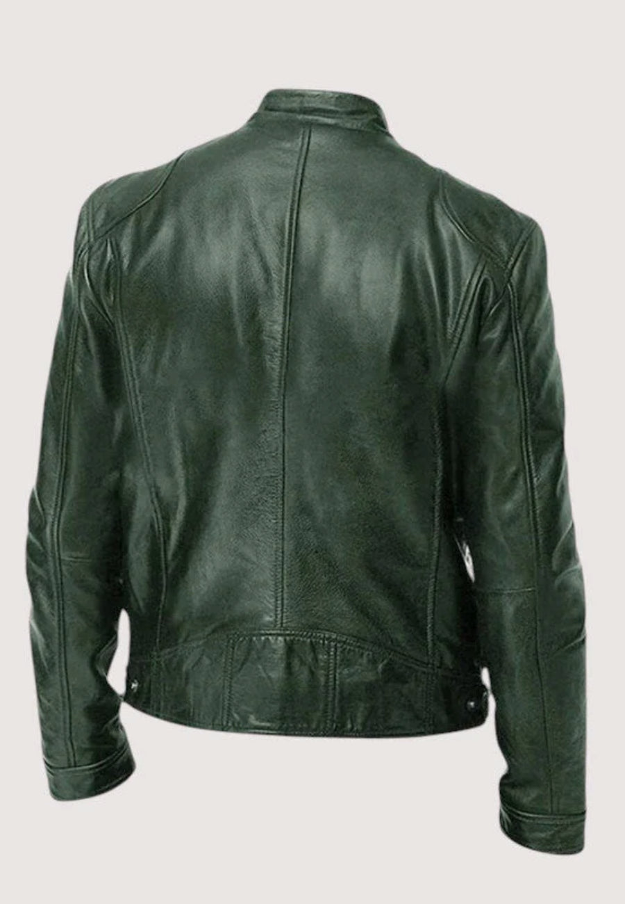 Miguel™ | Chaqueta de cuero vegano elegante para hombre