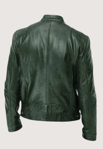 Miguel™ | Chaqueta de cuero vegano elegante para hombre