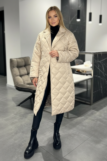 Valentina | Abrigo premium con estampado de leopardo