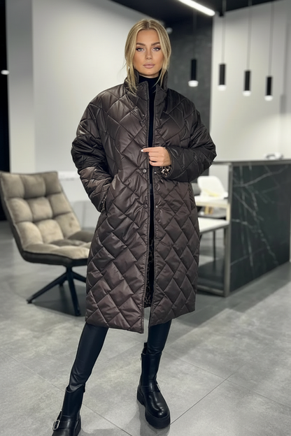 Valentina | Abrigo premium con estampado de leopardo