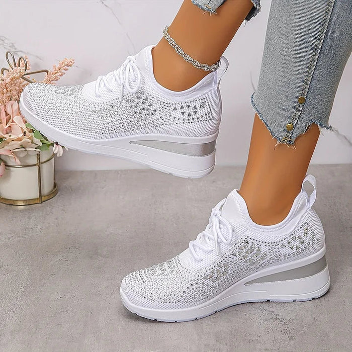 Giselle – Zapatillas ortopédicas con strass brillantes
