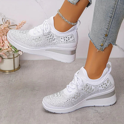 Giselle – Zapatillas ortopédicas con strass brillantes