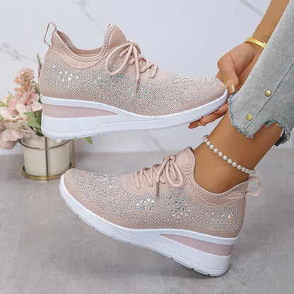 Giselle – Zapatillas ortopédicas con strass brillantes