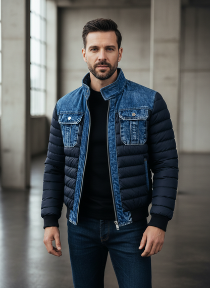 Lorenzo | Chaqueta denim de doble capa