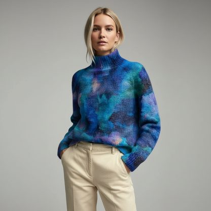 Astrid | Jersey de cuello alto cálido y elegante